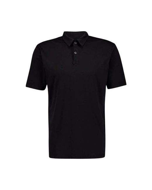 James Perse Zwarte Katoenen Poloshirt in het Black