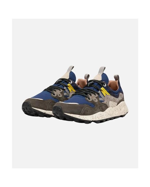 Flower Mountain Blue Sneakers for men