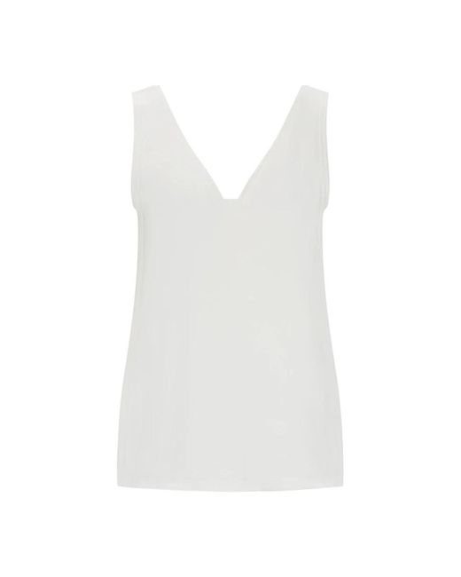 Drykorn White Sleeveless Tops