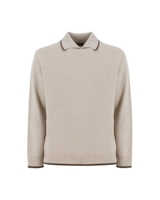 Drumohr Gray Cashmere Knitwear for men