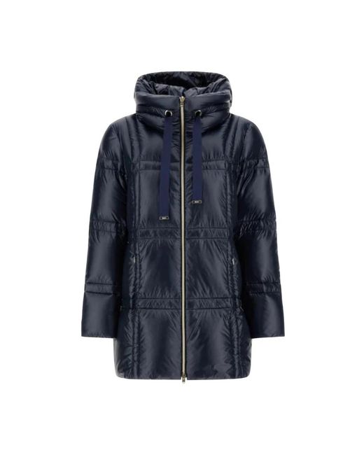 Herno Jassen ,Blauw ,Katoen A-Shape Jacket in het Blue