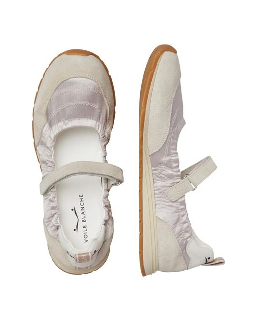 Voile Blanche White Ballerina Shoes