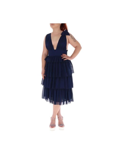 Relish Blue Midi Dresses