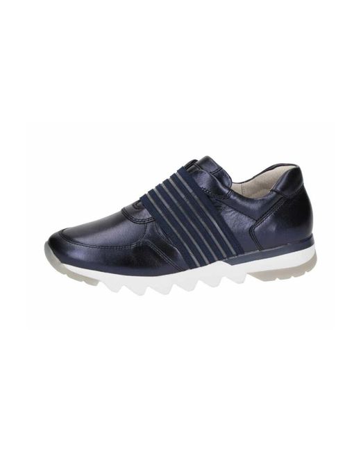 Gabor Blue Blaue Slip-Ons Für Damen