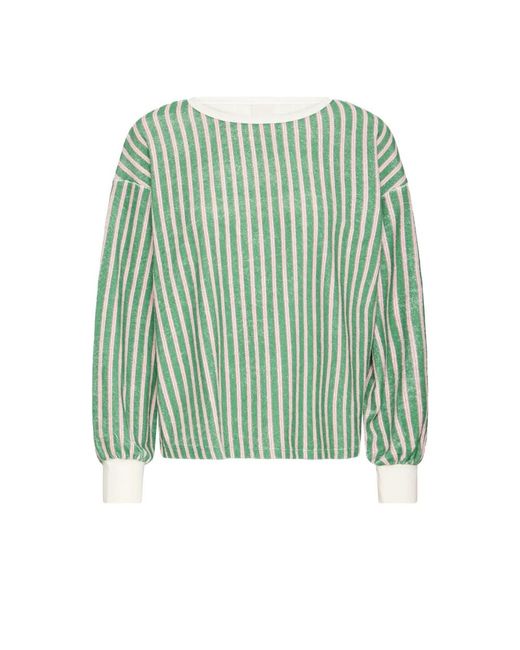 Ichi Overhemden ,Groen ,Katoen Gezellige Sweatshirt Blarney in het Green
