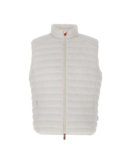 Save The Duck White Vests for men