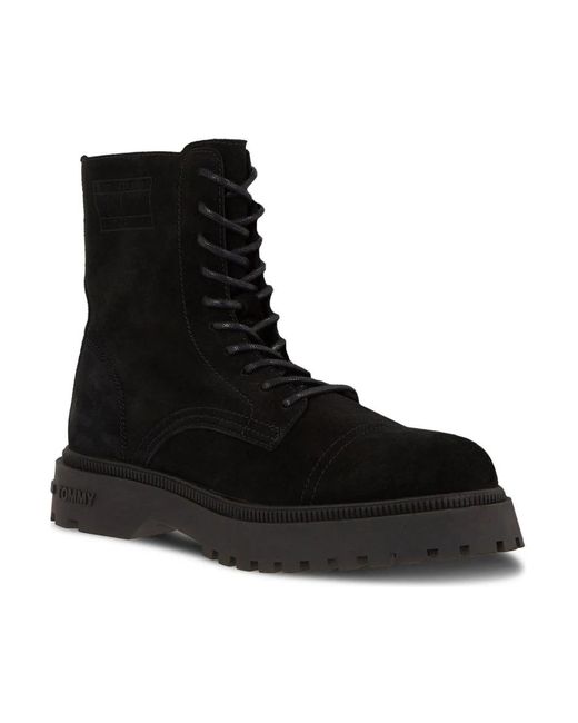 Tommy Hilfiger Lace-Up Boots in het Black voor heren