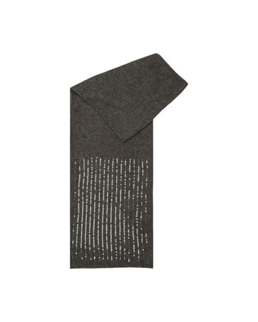 Pieces Gray Winter Scarves