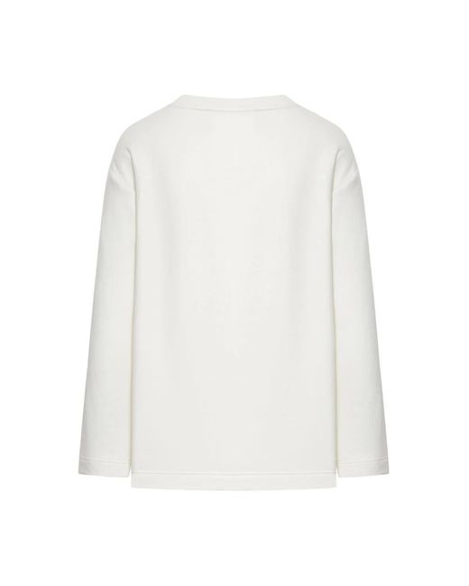 Max Mara White Sweatshirts
