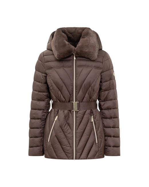 Michael Kors Brown Down Jackets