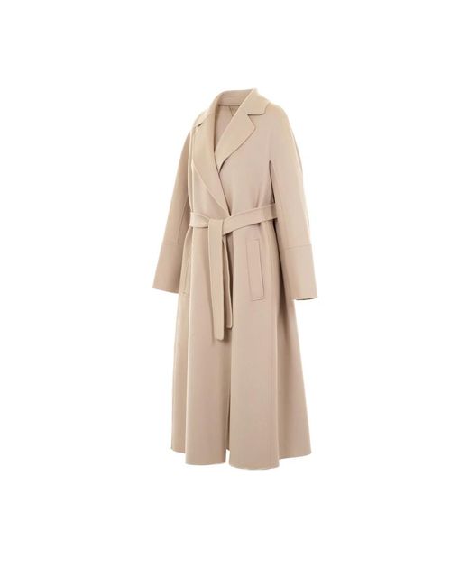 Max Mara Elisa Coat in het Natural
