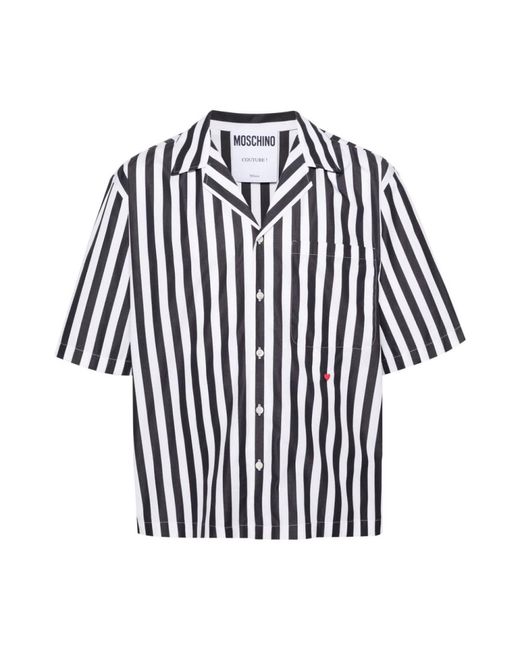 Shirts > short sleeve shirts Moschino pour homme en coloris Black