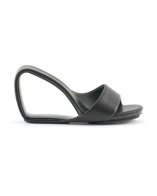United Nude Black Wedges
