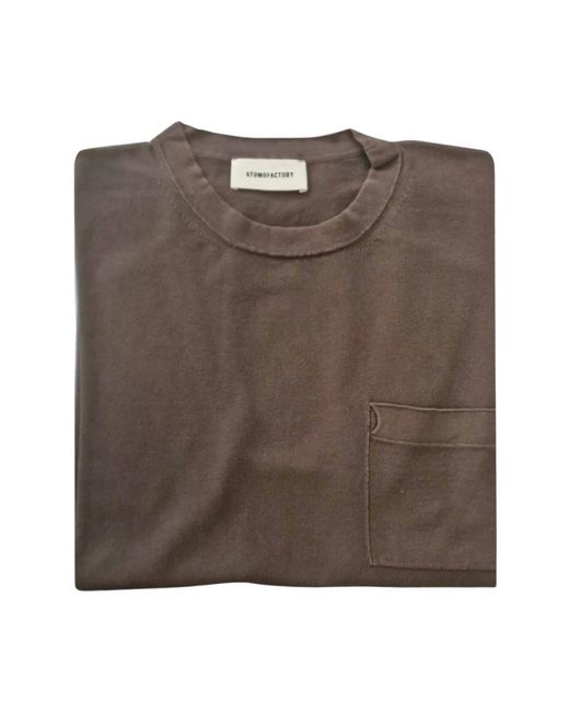 T-Shirts ATOMOFACTORY de hombre de color Brown