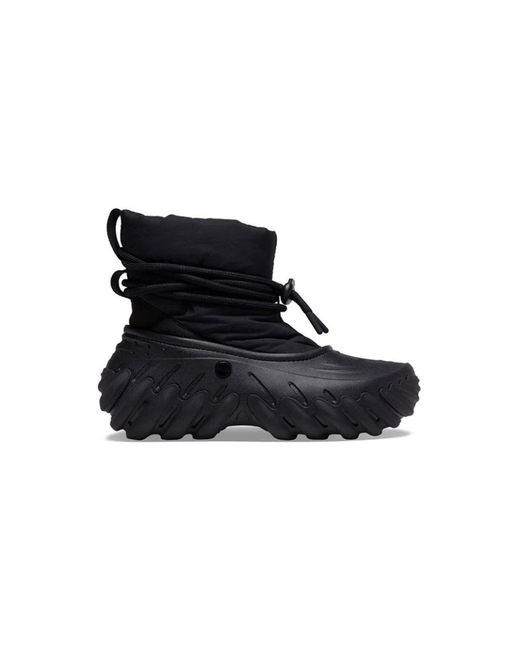 CROCSTM Schoenen ,Zwart ,Echo Boot Zwart Hoge Top in het Black voor heren
