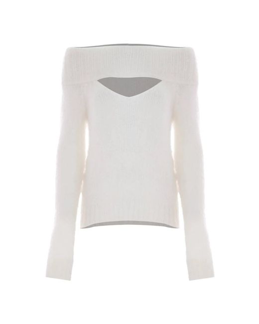 Round-Neck Knitwear di Kocca in White