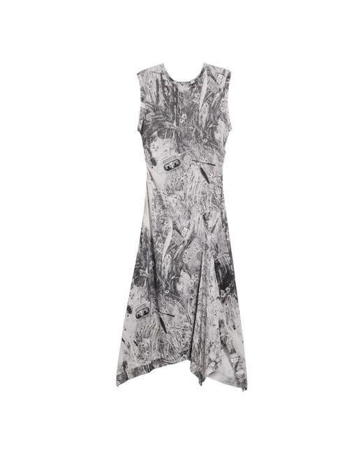 Desigual Gray Midi Dresses