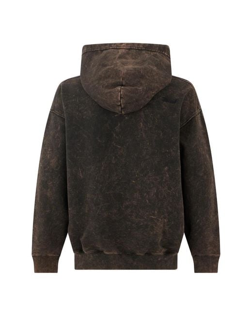 DIESEL Gray Hoodies for men