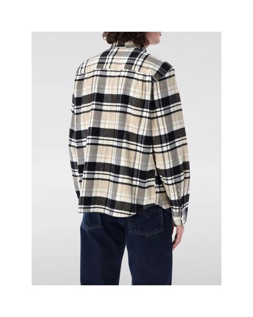Obey Kariertes Flanellhemd Langarm in Multicolor für Herren