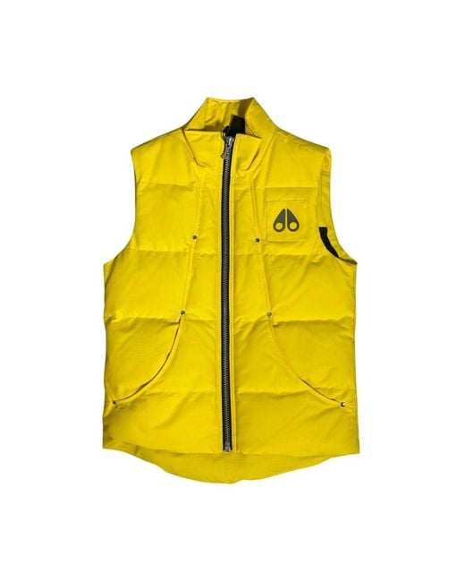 Moose Knuckles Vests in het Yellow voor heren