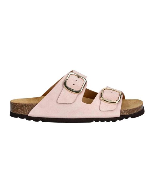 Sliders Scholl en coloris Pink