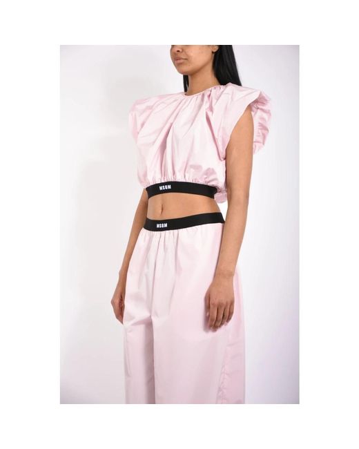 MSGM Pink Blouses