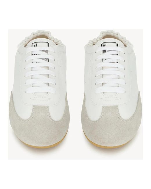 Saint Laurent Schoenen ,Wit ,Leer Lewis Low-Top Sneakers in het White voor heren