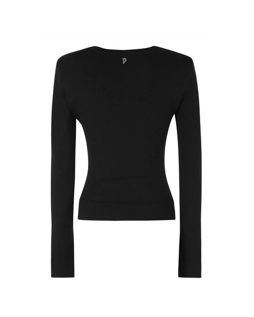 Dondup Black Round-Neck Knitwear