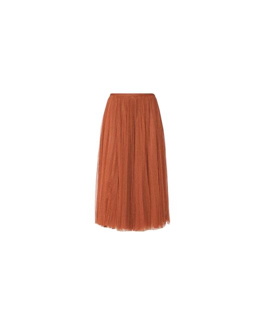 Philosophy Di Lorenzo Serafini Brown Midi Skirts