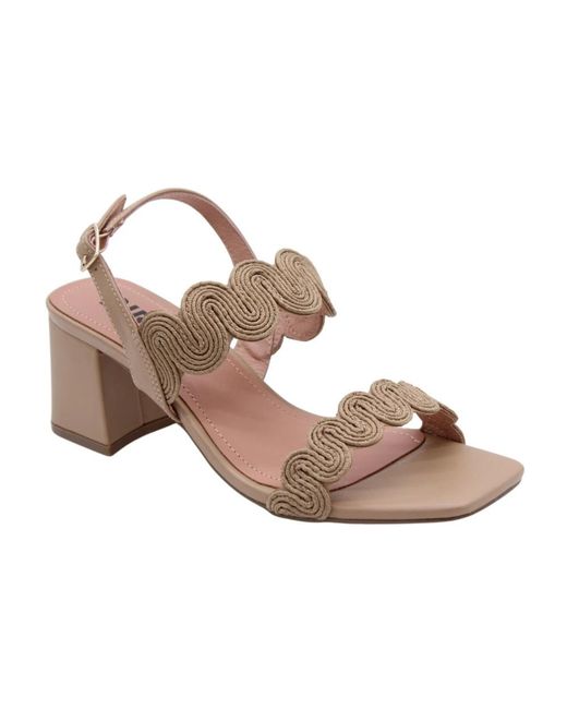 Bibi Lou Pink High Heel Sandals