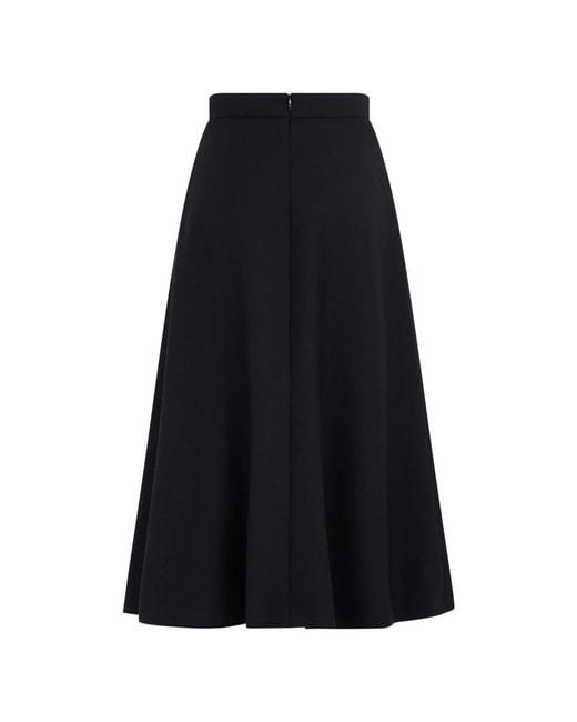 Moncler Black Midi Skirts
