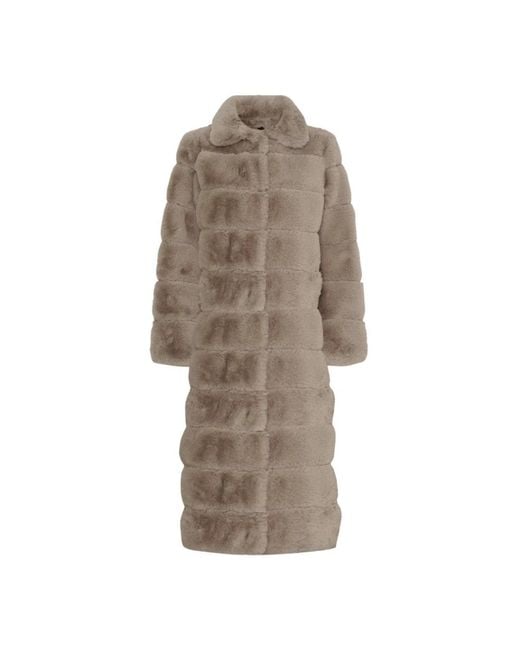 Notyz Brown Faux Fur & Shearling Jackets