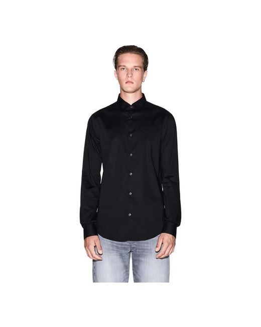ARMANI EXCHANGE Blue Casual Shirts for men