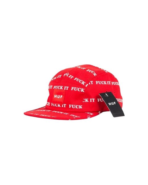 Caps Huf de hombre de color Red