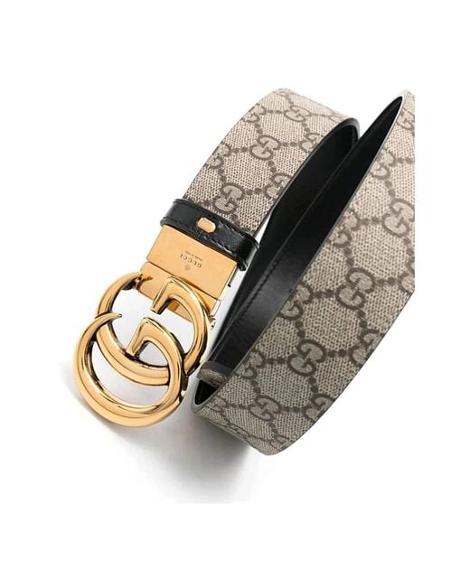 Belts Gucci de color Metallic