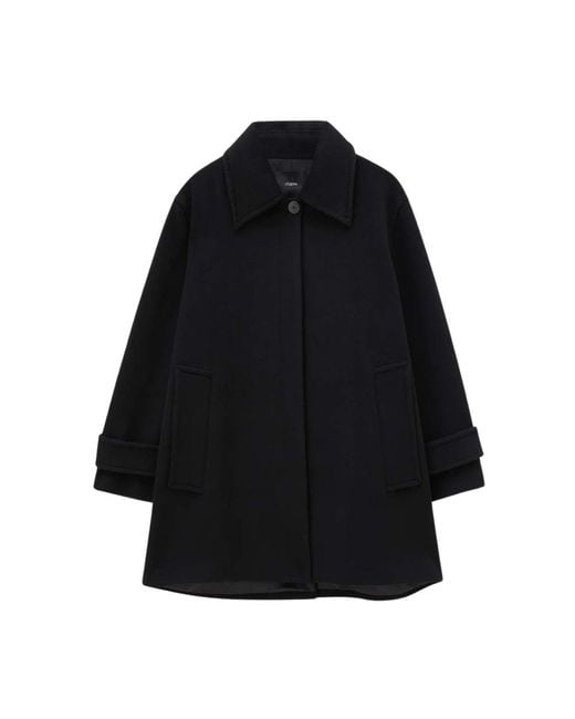 Joseph Black Single-Breasted Coats