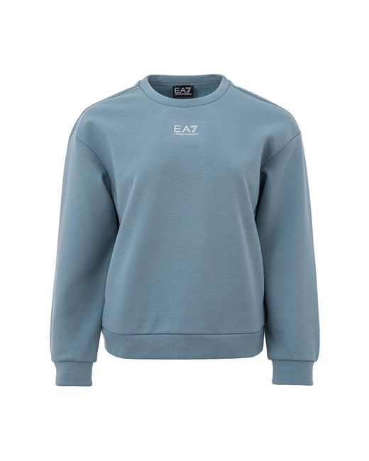 EA7 Blue Stylische sweatshirts für männer und frauen