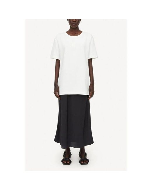 By Malene Birger Blue Schwarzer A-Linien-Midirock Boshan