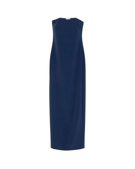 Elisabetta Franchi Blue Maxi Dresses