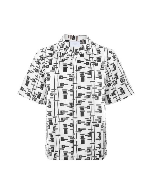 Prada Black Short Sleeve Shirts for men
