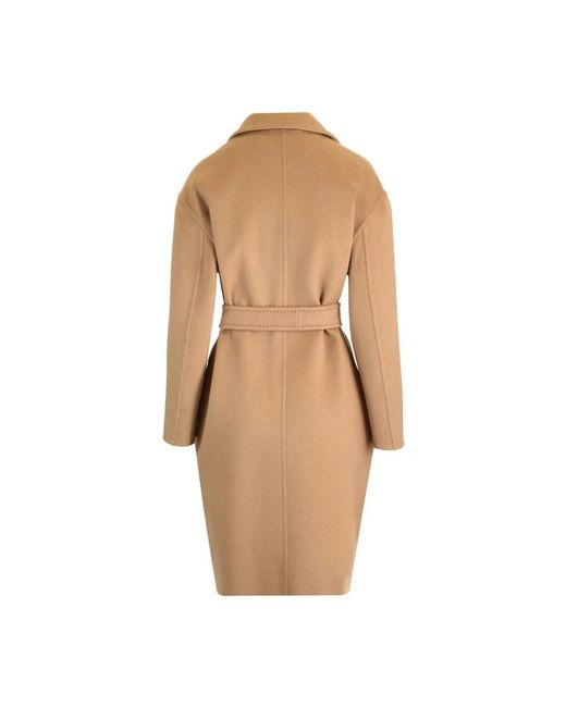 Max Mara Natural Belted Coats