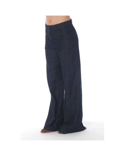 Aspesi Blue Wide Jeans