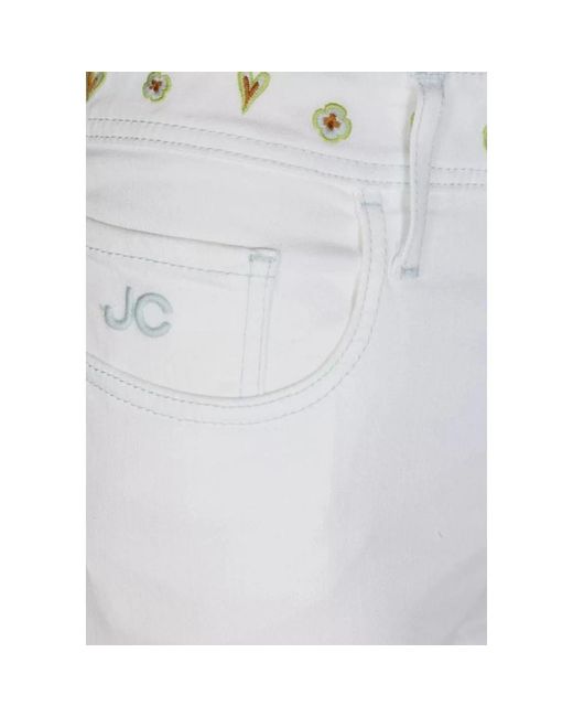 Trousers > cropped trousers Jacob Cohen en coloris White