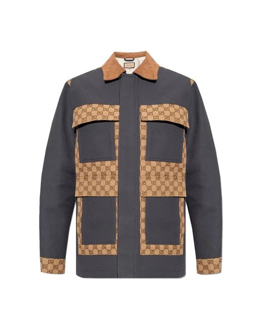 Gucci Blue Light Jackets for men