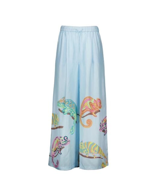 Herzensangelegenheit Blue Wide Trousers