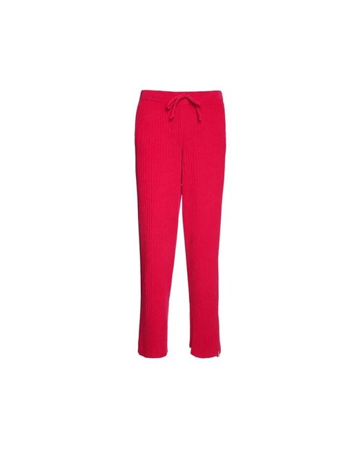 Trousers > slim-fit trousers Bonsai en coloris Red