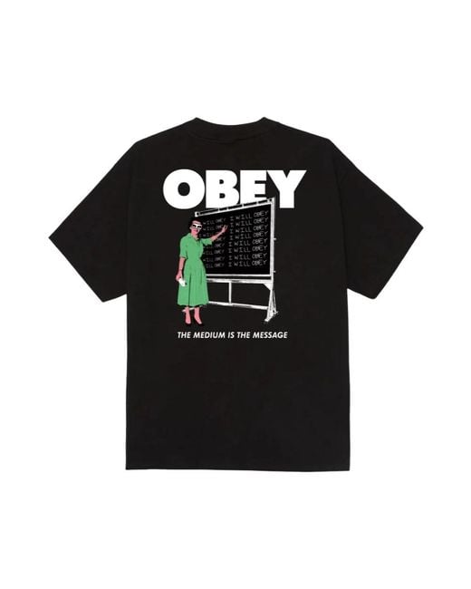 Obey Black T-Shirts for men