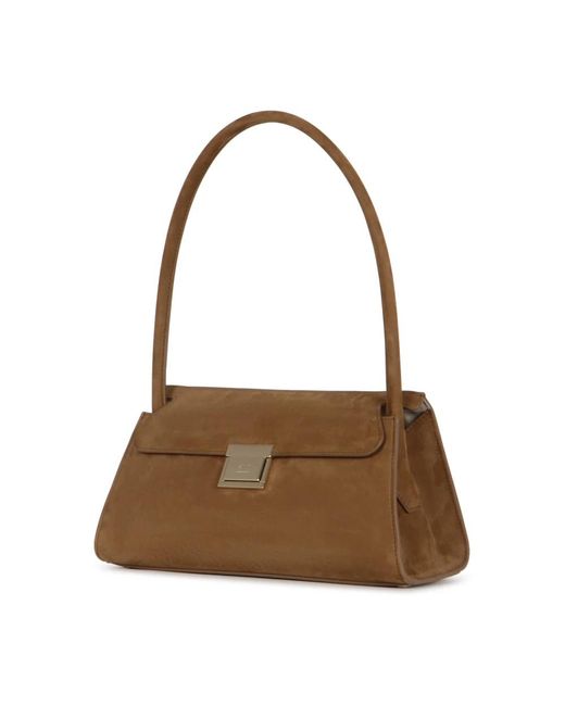 AMI Brown Shoulder Bags