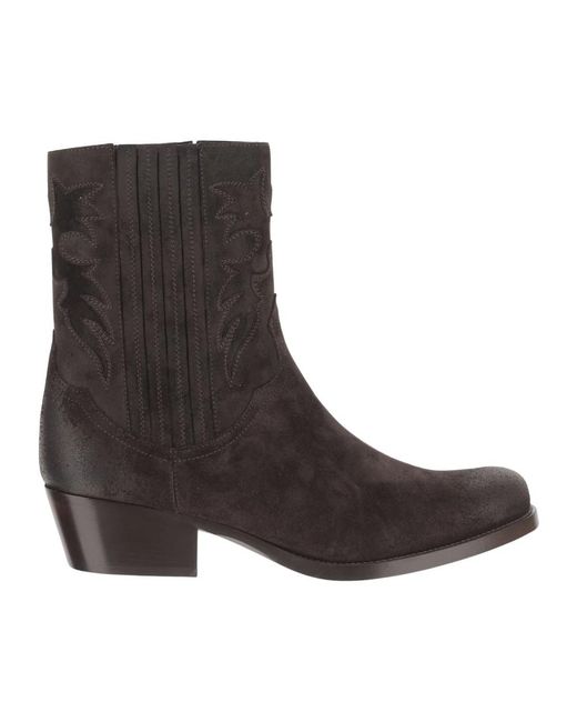 Sartore Brown Cowboy & Biker Boots