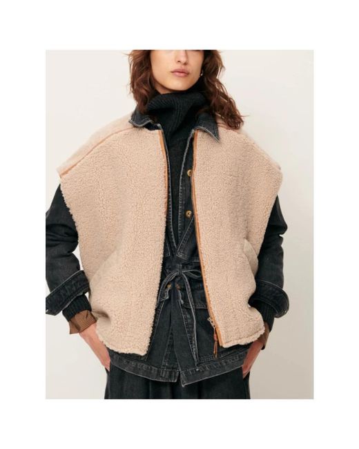 Vests Sessun de color Natural